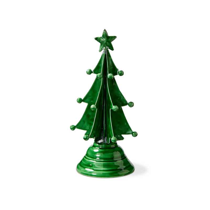 Festive Enamel Tree Decor