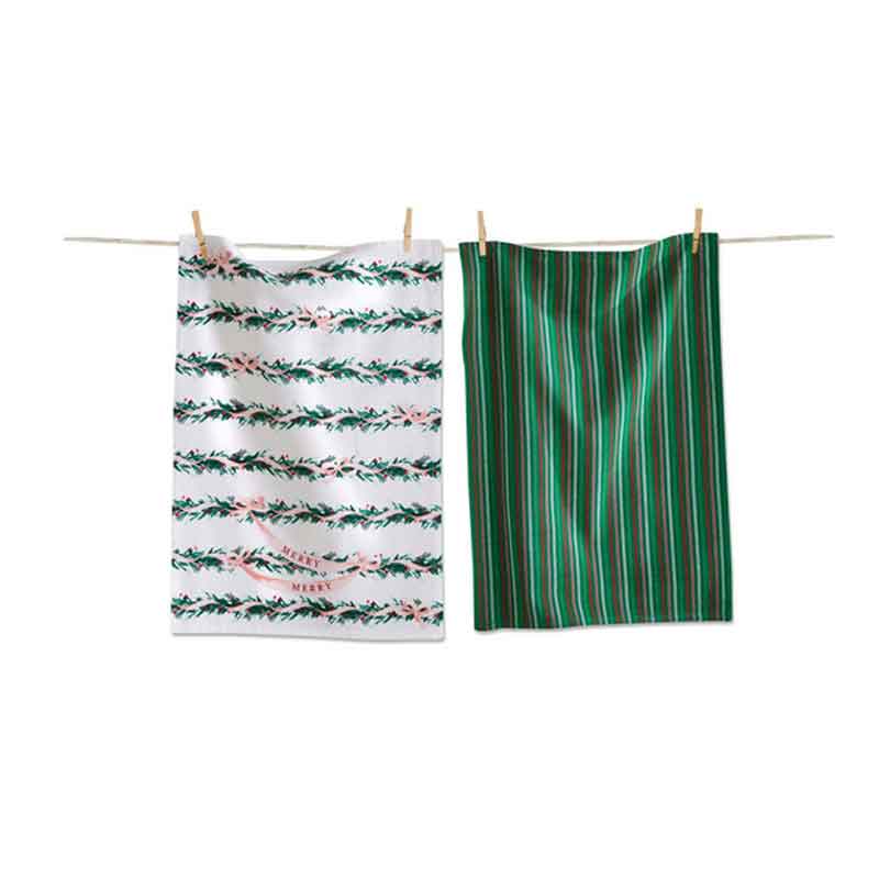 Very Merry Garland Tea Towel Set