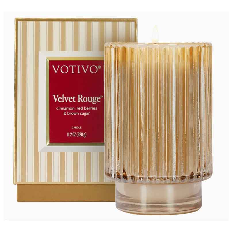 Velvet Rouge Votivo Holiday Candle
