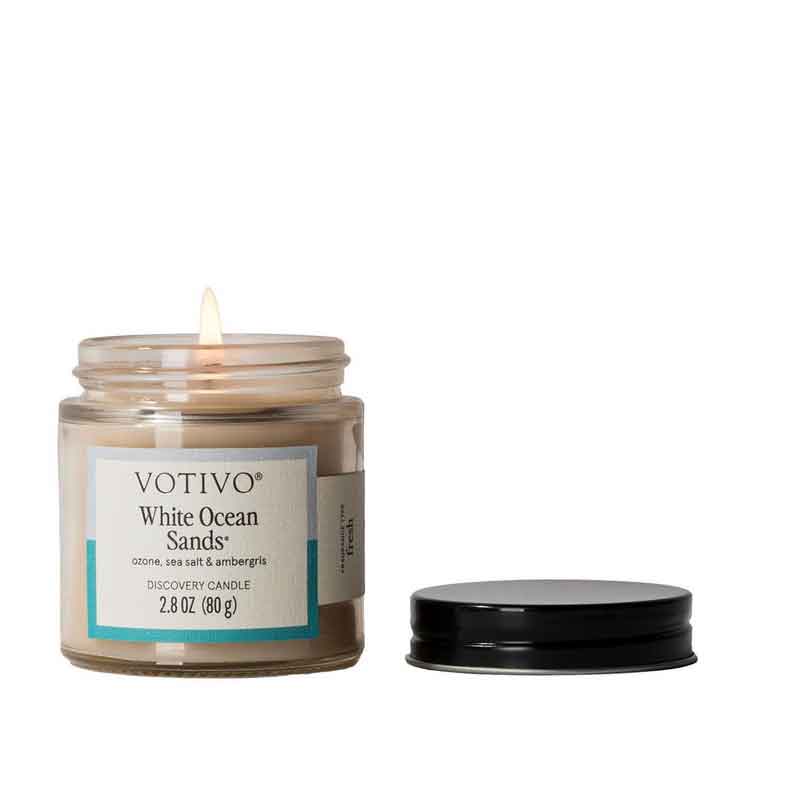 Votivo White Ocean Sands Travel Candle