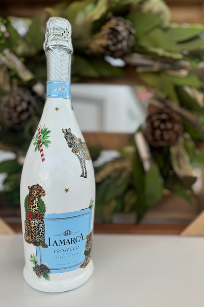 DECEMBER 7th - HOLIDAY Decoupage Champagne/Wine Bottle Workshop