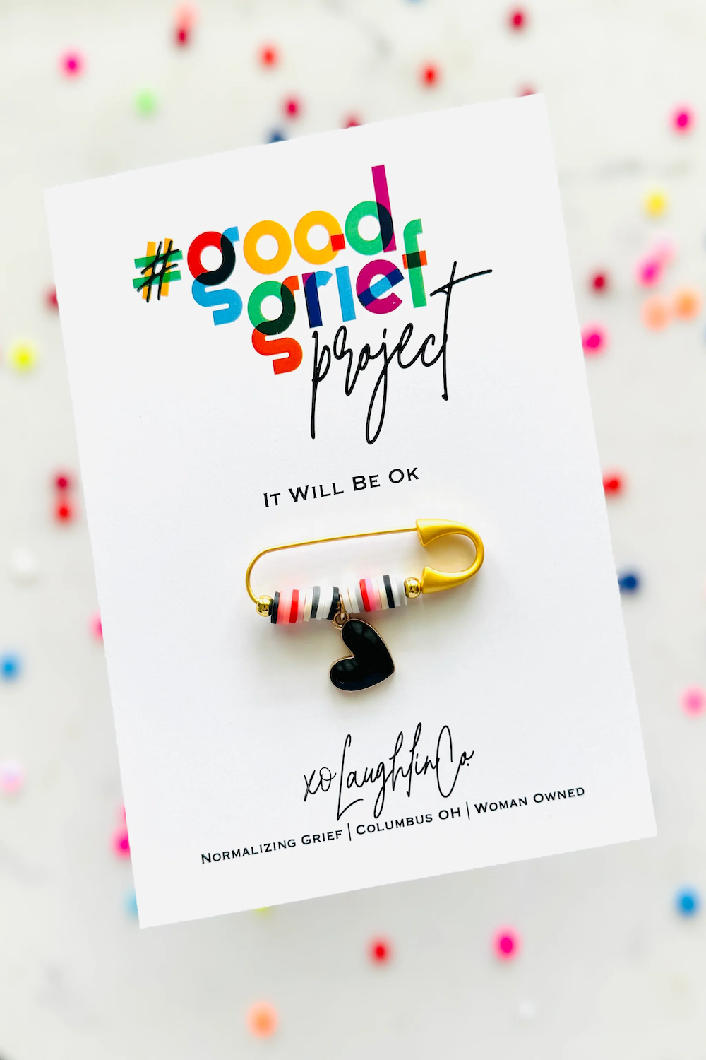 【L'Appartement】GOOD GRIEF Smile Good Grief Project Pin | Every Day Quotes