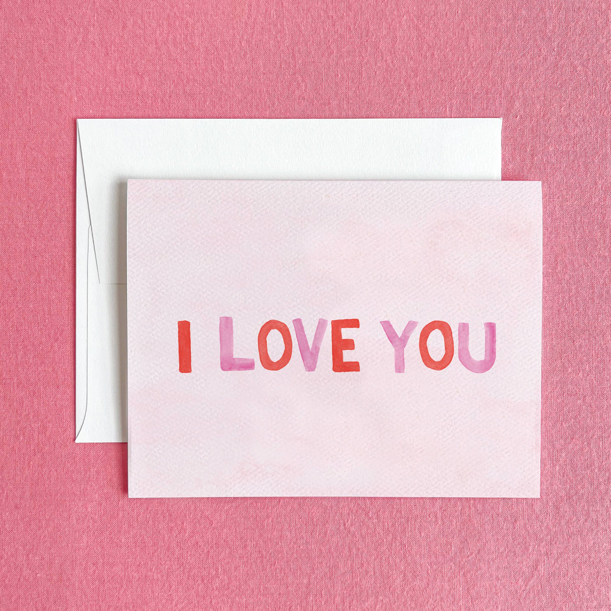 I Love You Valentine's Day Greeting Card | Anniversary Card
