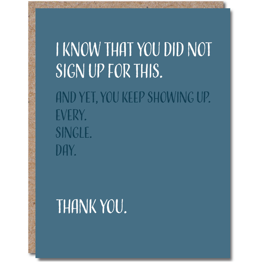 Thank You Card • Appreciation Cards