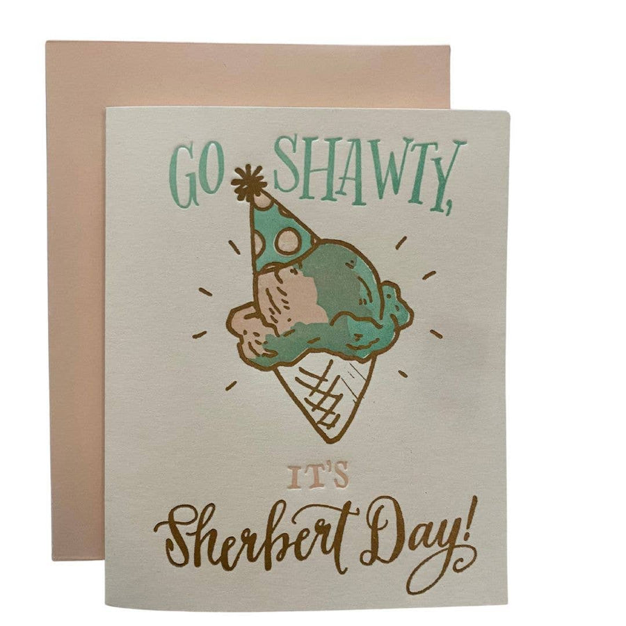 Sherbert Day Birthday Card