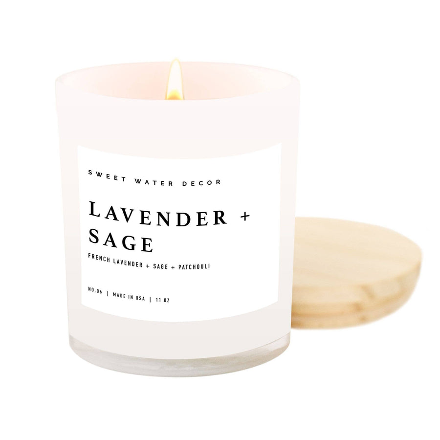 Lavender and Sage 11oz Soy Candle