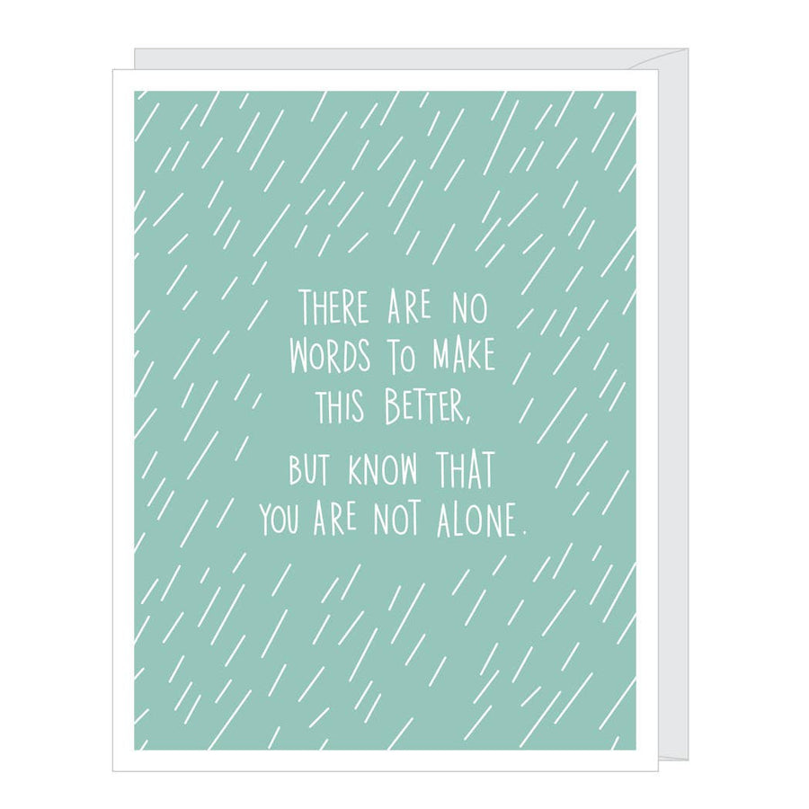 Falling Rain Sympathy/Support Card