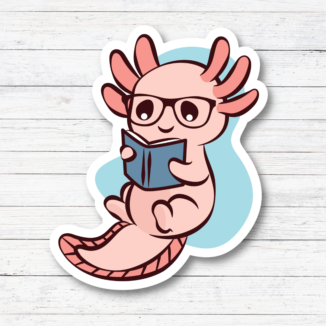Sticker - Axolotl Book- Axolotl