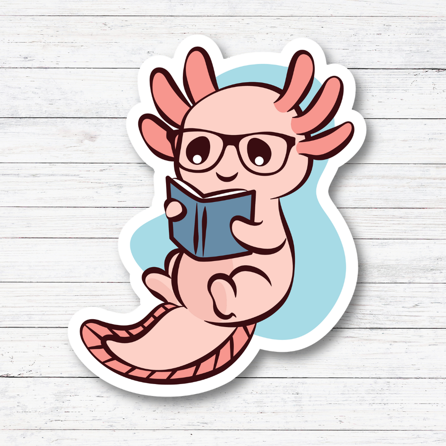 Sticker - Axolotl Book- Axolotl