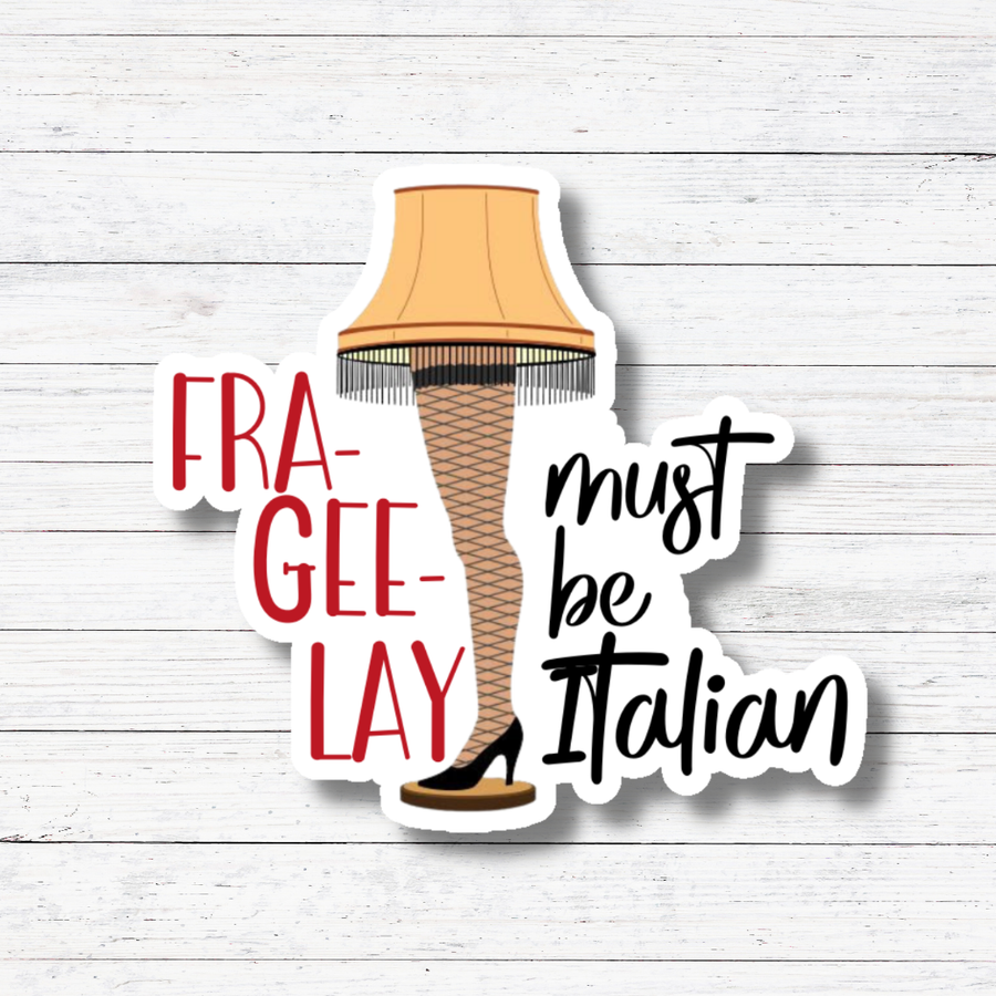 Leg Lamp- A Christmas Story Sticker