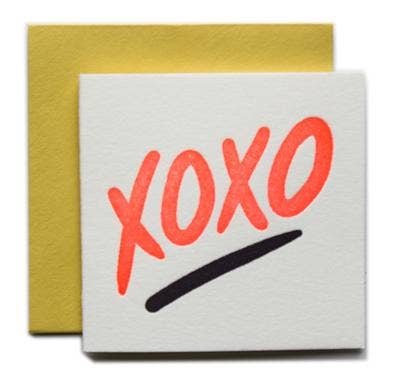 Tiny XOXO Card