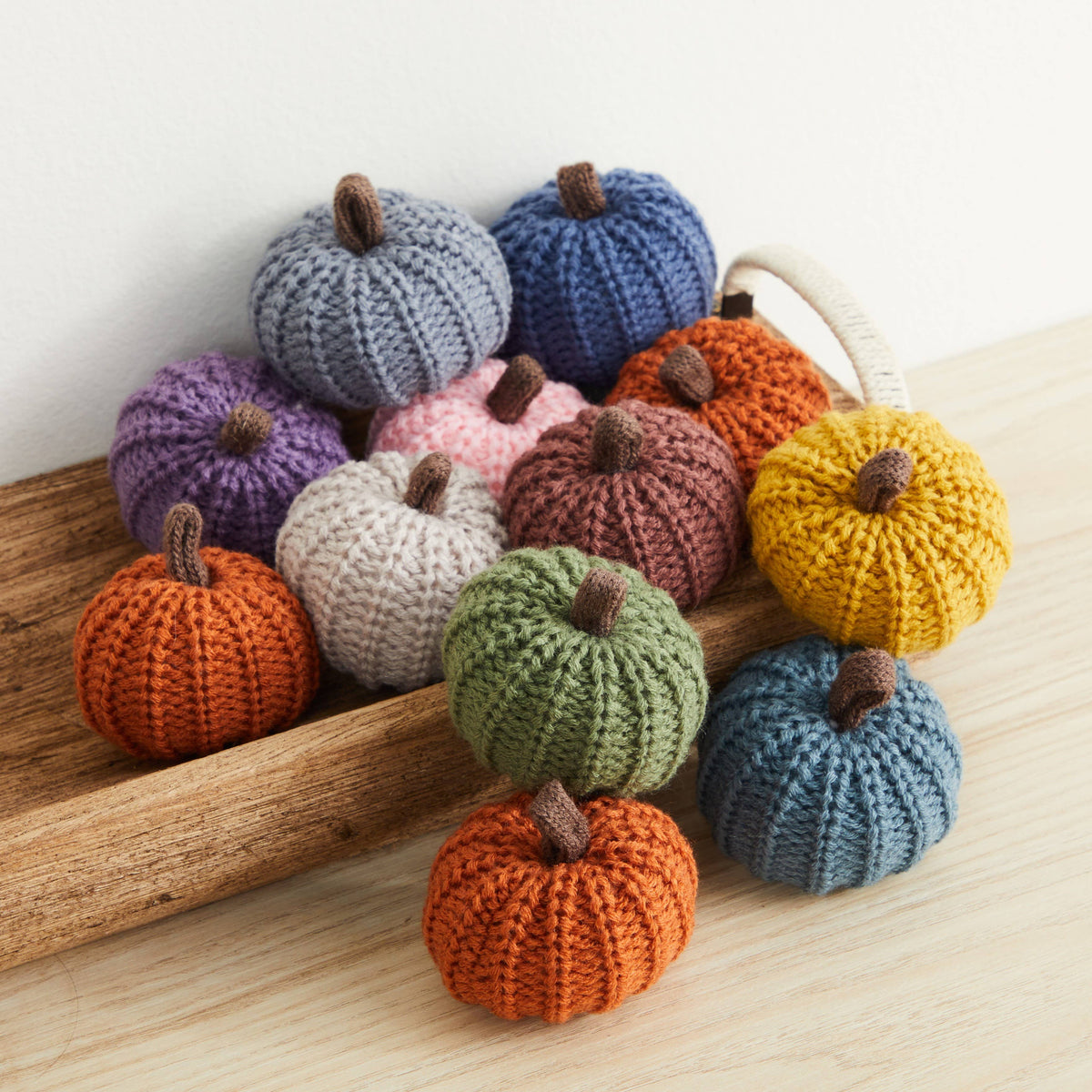 Knit Pumpkins - assorted colors