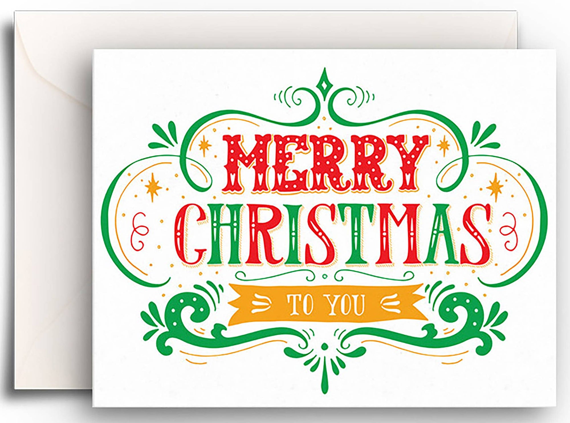 Merry Christmas To You Christmas Gift Enclosures