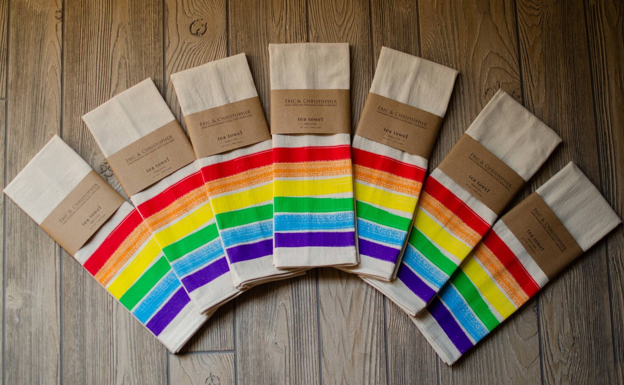 Rainbow Tea Towel