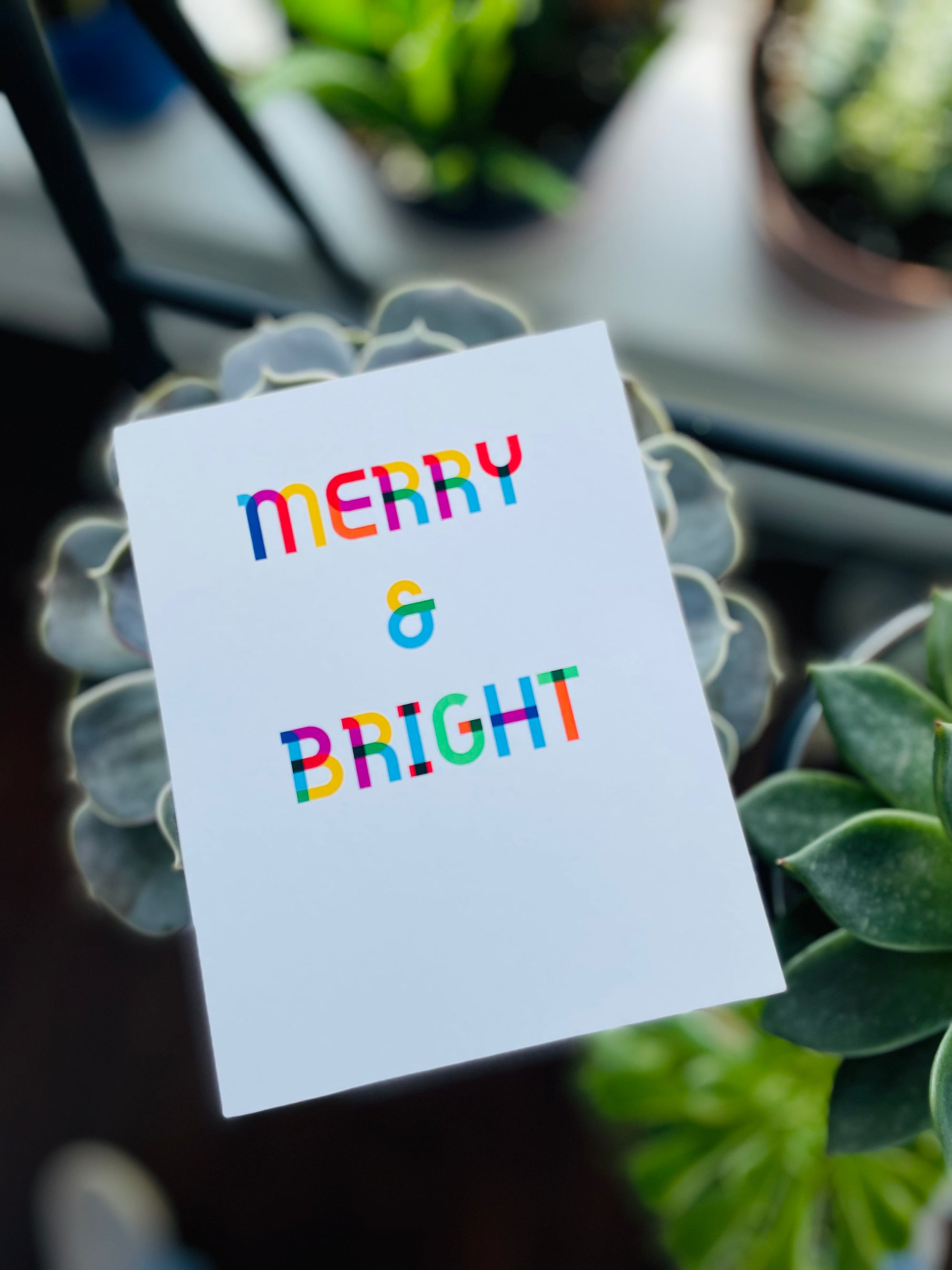 Merry & Bright Greeting Card