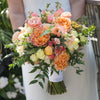 Bridal bouquet and boutonniere set