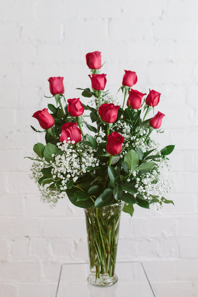 Classic Rose Bouquet - 2 Dozen Roses