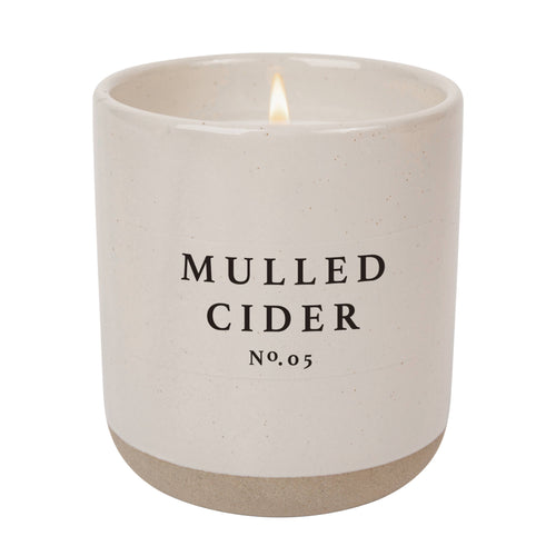 Mulled Cider 12 oz Soy Candle - Fall Home Decor & Gifts