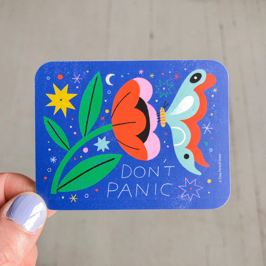 Sticker - Don't Panic Vinyl Decal