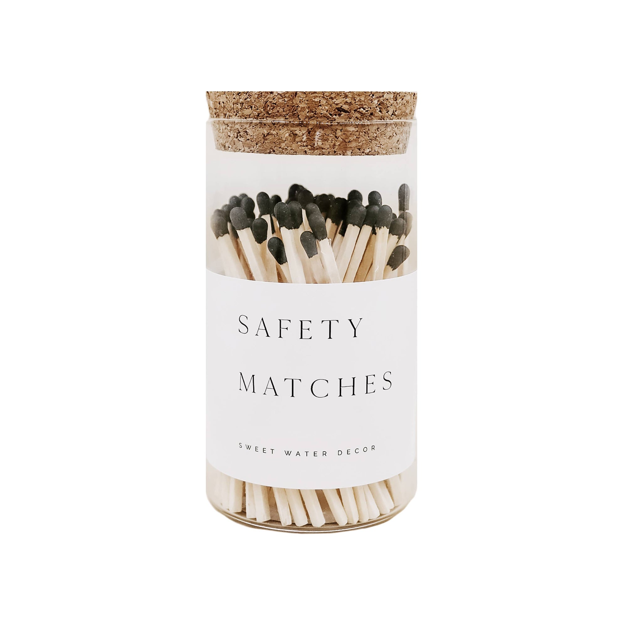 Medium Hearth Matches - Black Tip