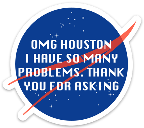 OMG Houston Sticker