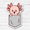 Axolotl Pocket- Axolotl Sticker
