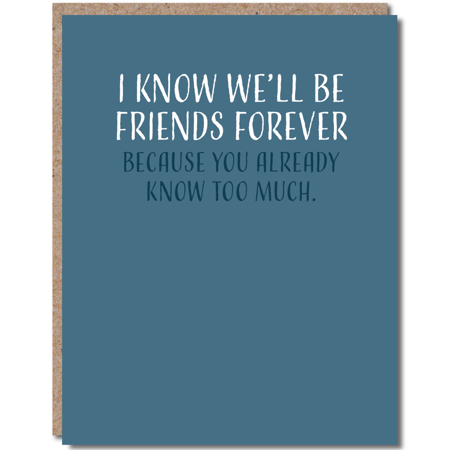 Friends Forever Birthday Card