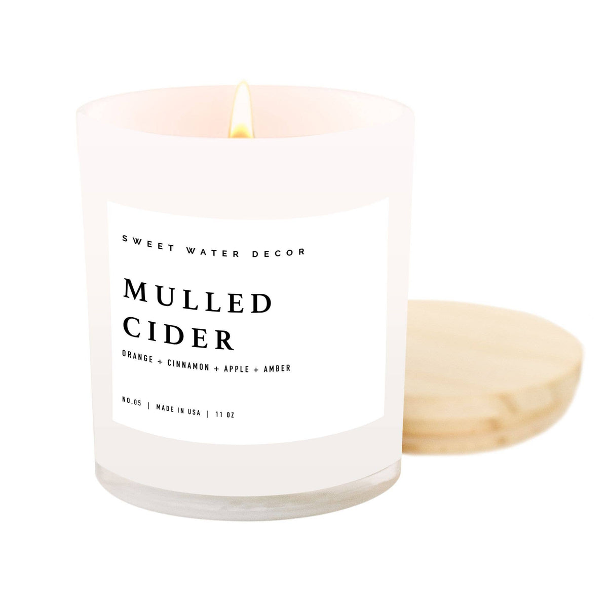 Mulled Cider 11 oz Soy Candle - Fall Home Decor & Gifts