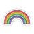 Multicolor Rainbow Aesthetic Sticker