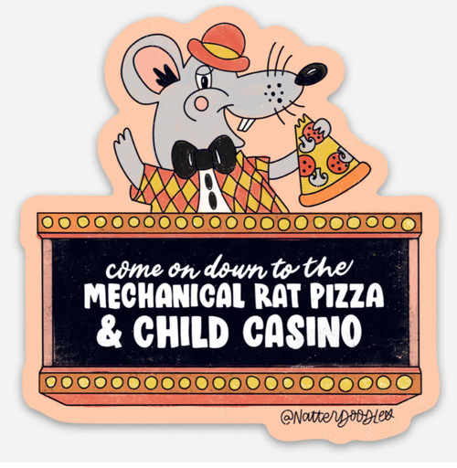 Mechanical Rat Pizza & Child Casino (Chuck E Cheese Inspired