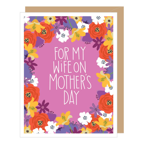 wife mothers day card