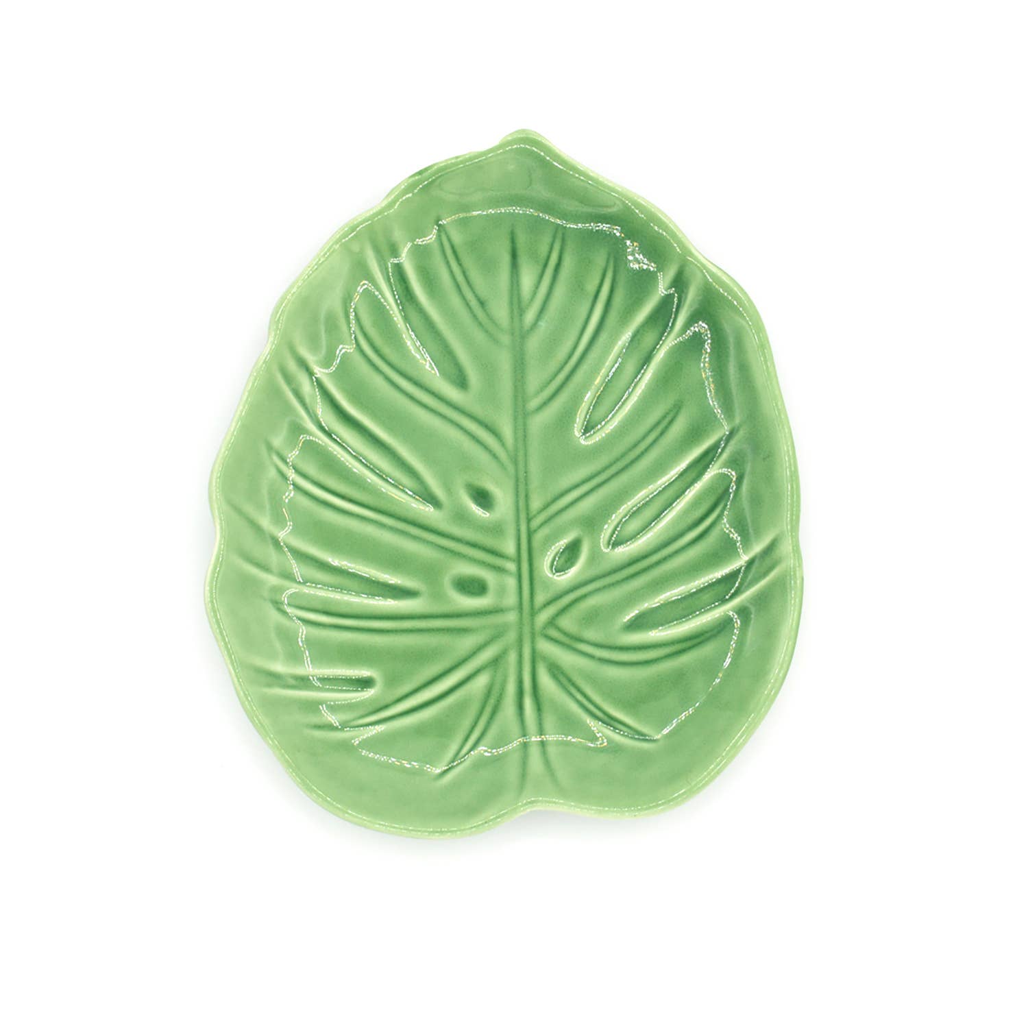 Decorative Dish - Monstera Palm Leaf