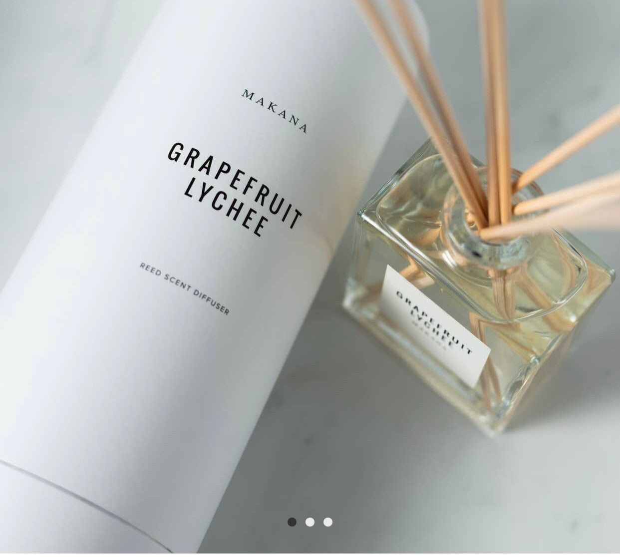 Makana Reed Diffuser - Grapefruit Lychee