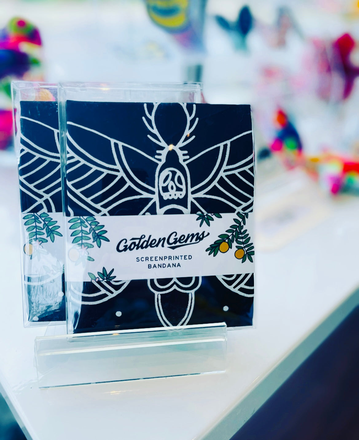 Screenprinted bandana