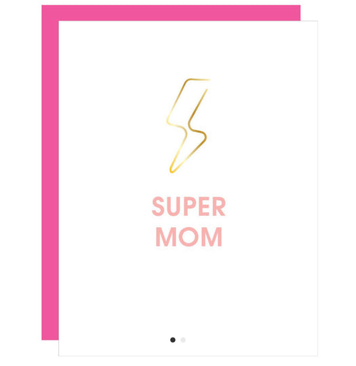 Mother’s Day Card - Super Mom Letterpress