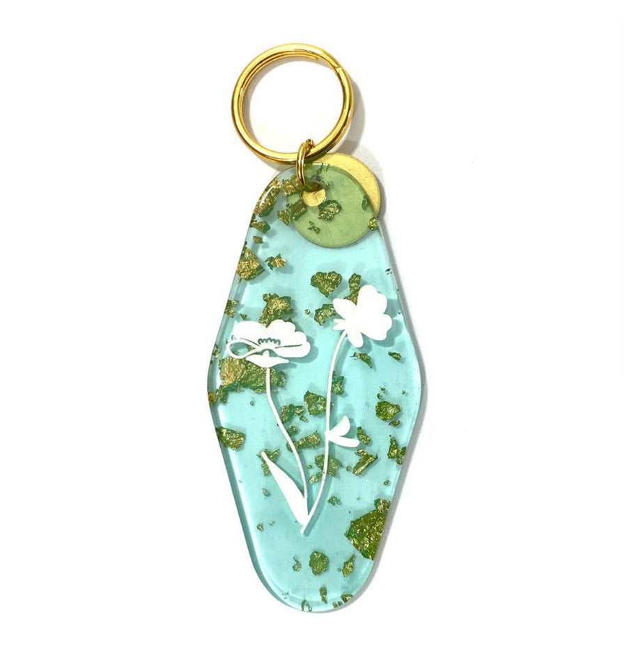 Vintage hotel key chains