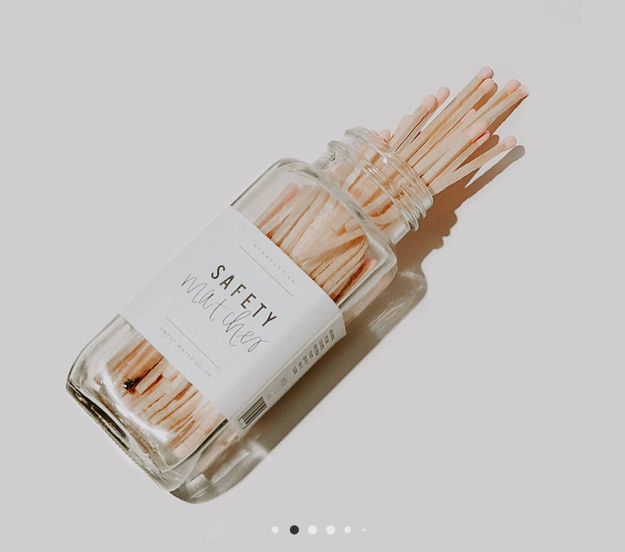 Matches - Sweetwater Decor Jar of Safety Matches