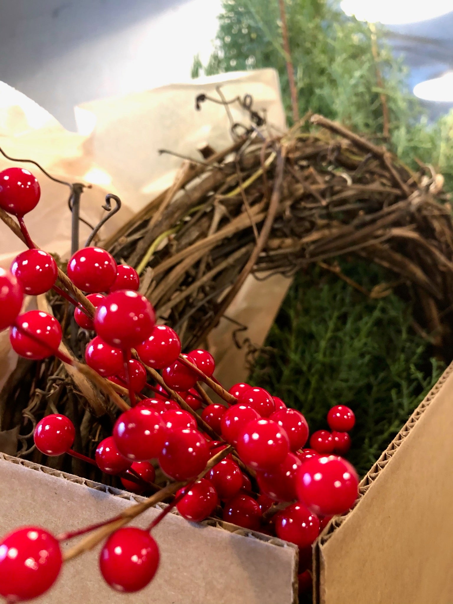 Holiday Pine Wreath - Refresh Service