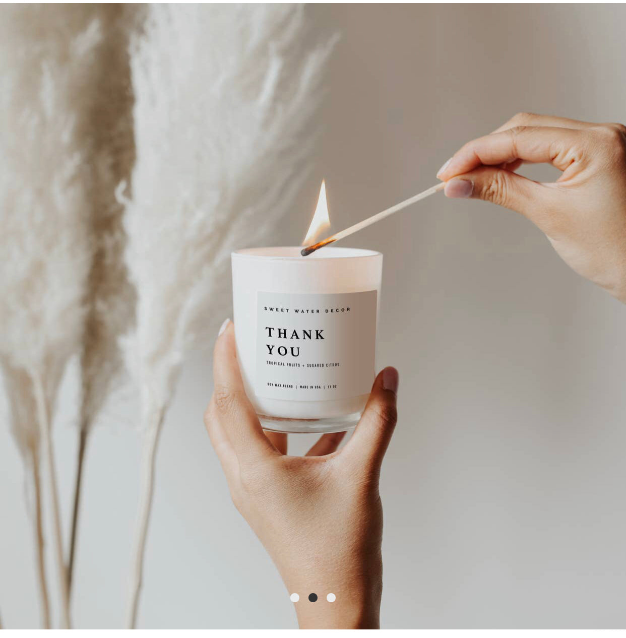 Thank You Candle - Island Air Soy 11oz