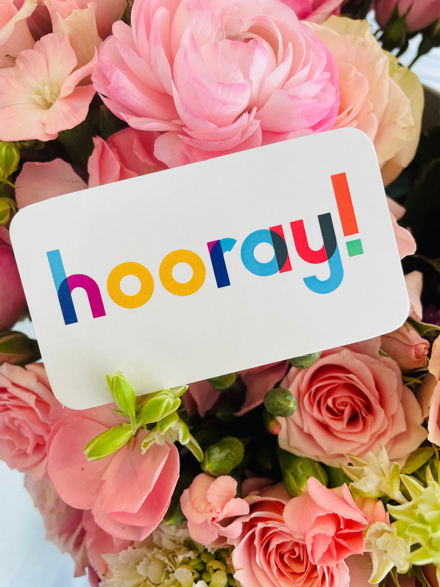 Enclosure Card - Hooray!