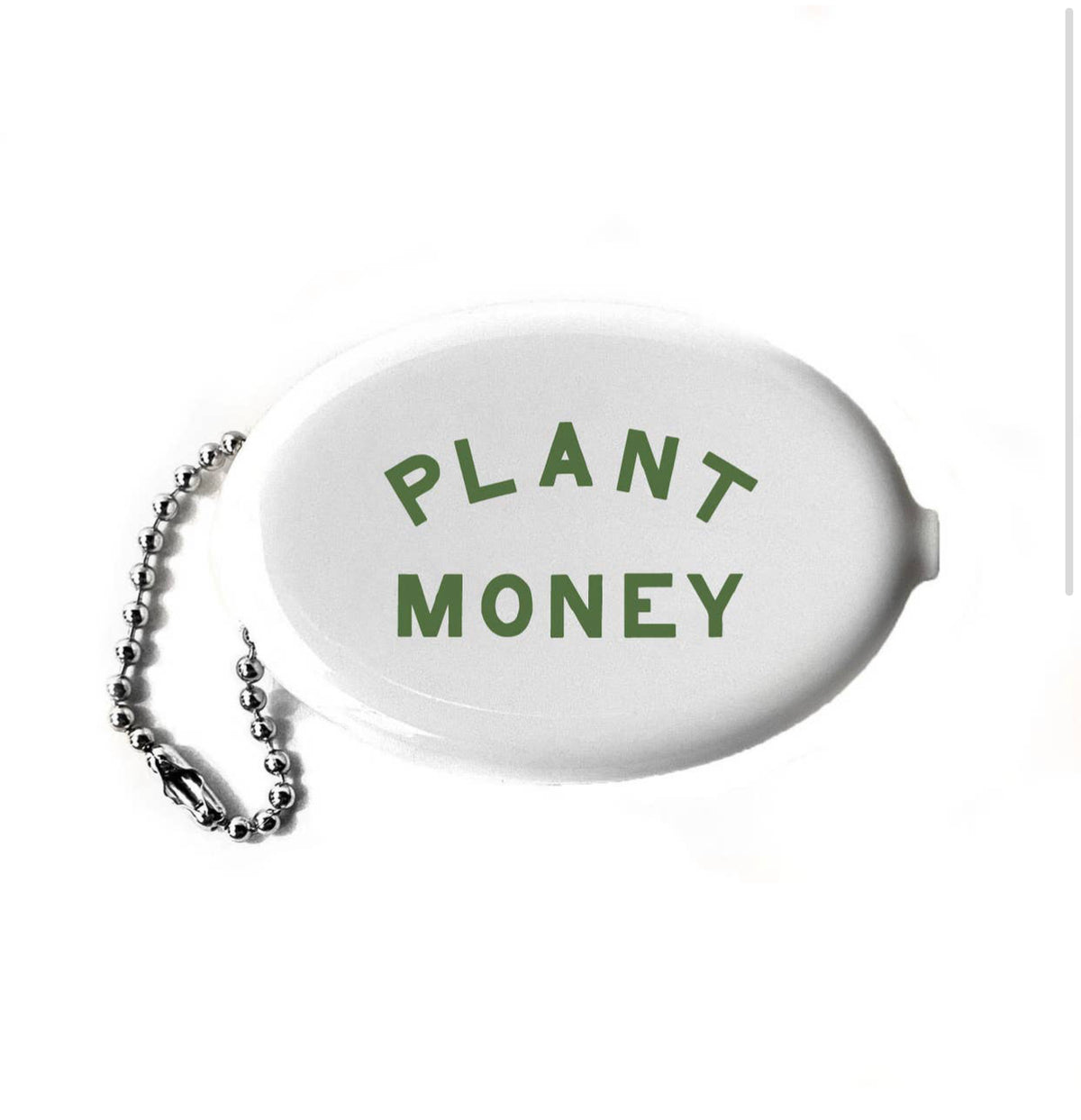Plant money key chain coin purse
