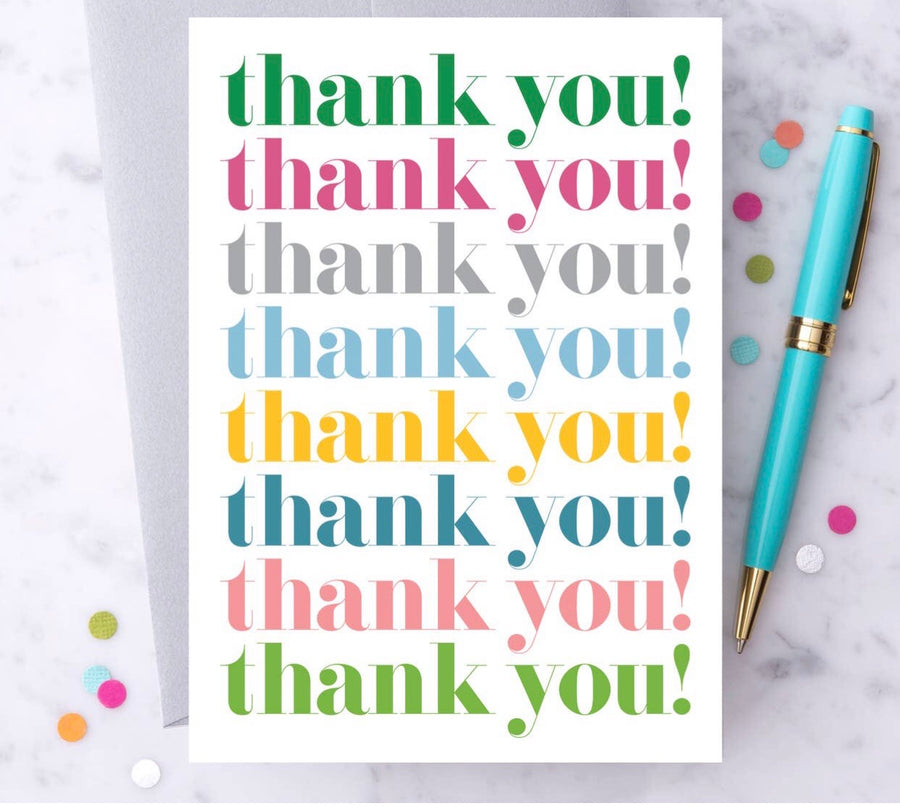 Thank You Card - TY x3