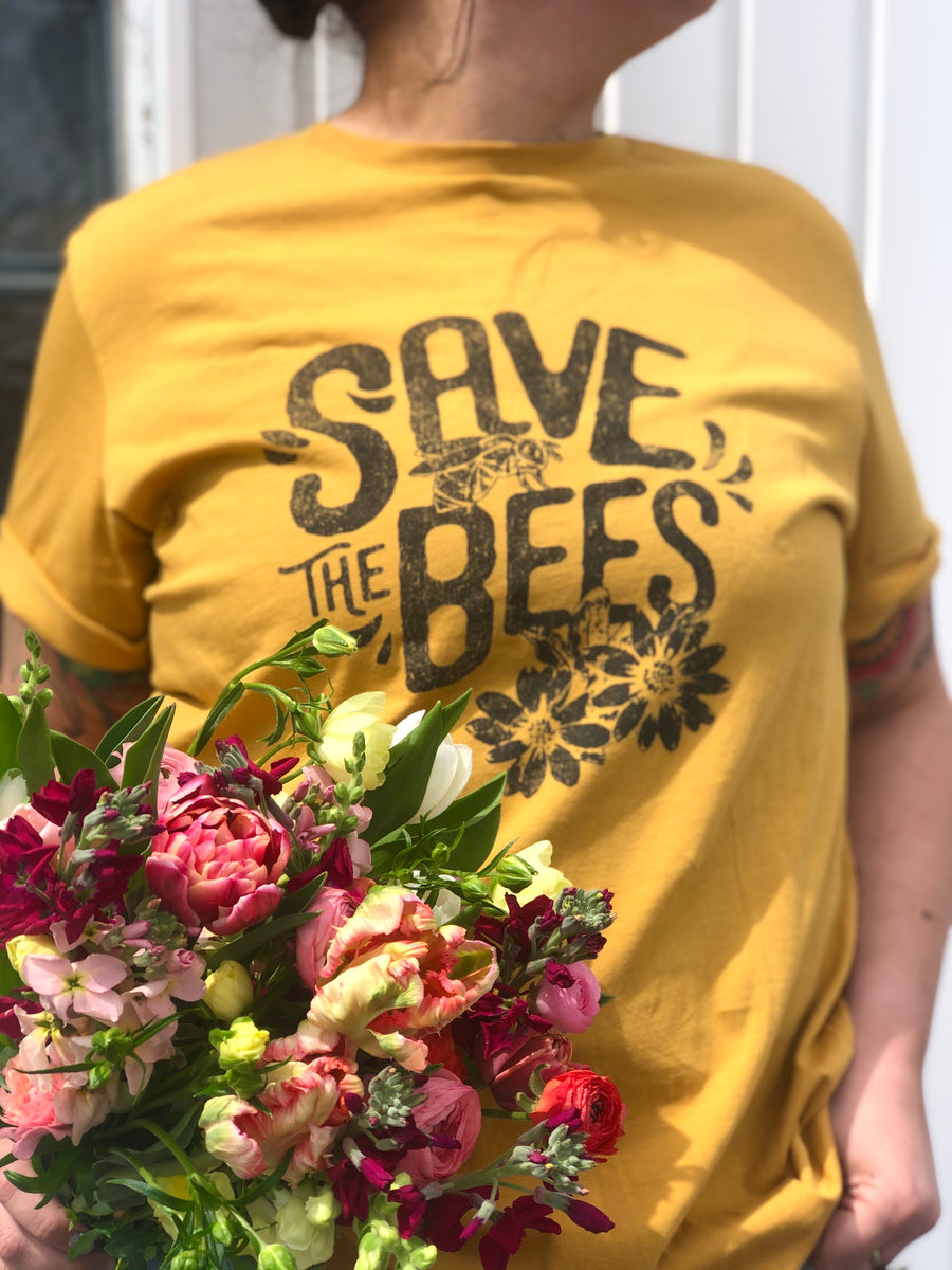 save the bees t-shirt