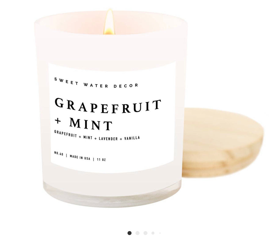 Grapefruit and Mint Candle