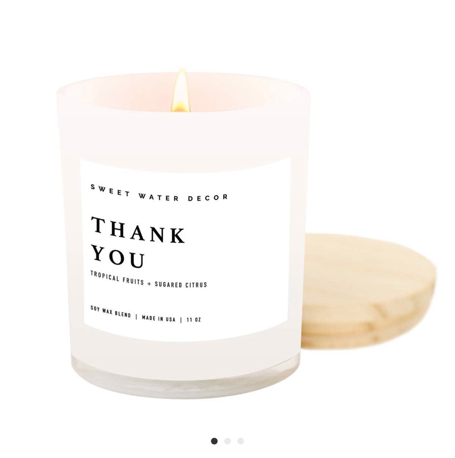 Thank You Candle - Island Air Soy 11oz