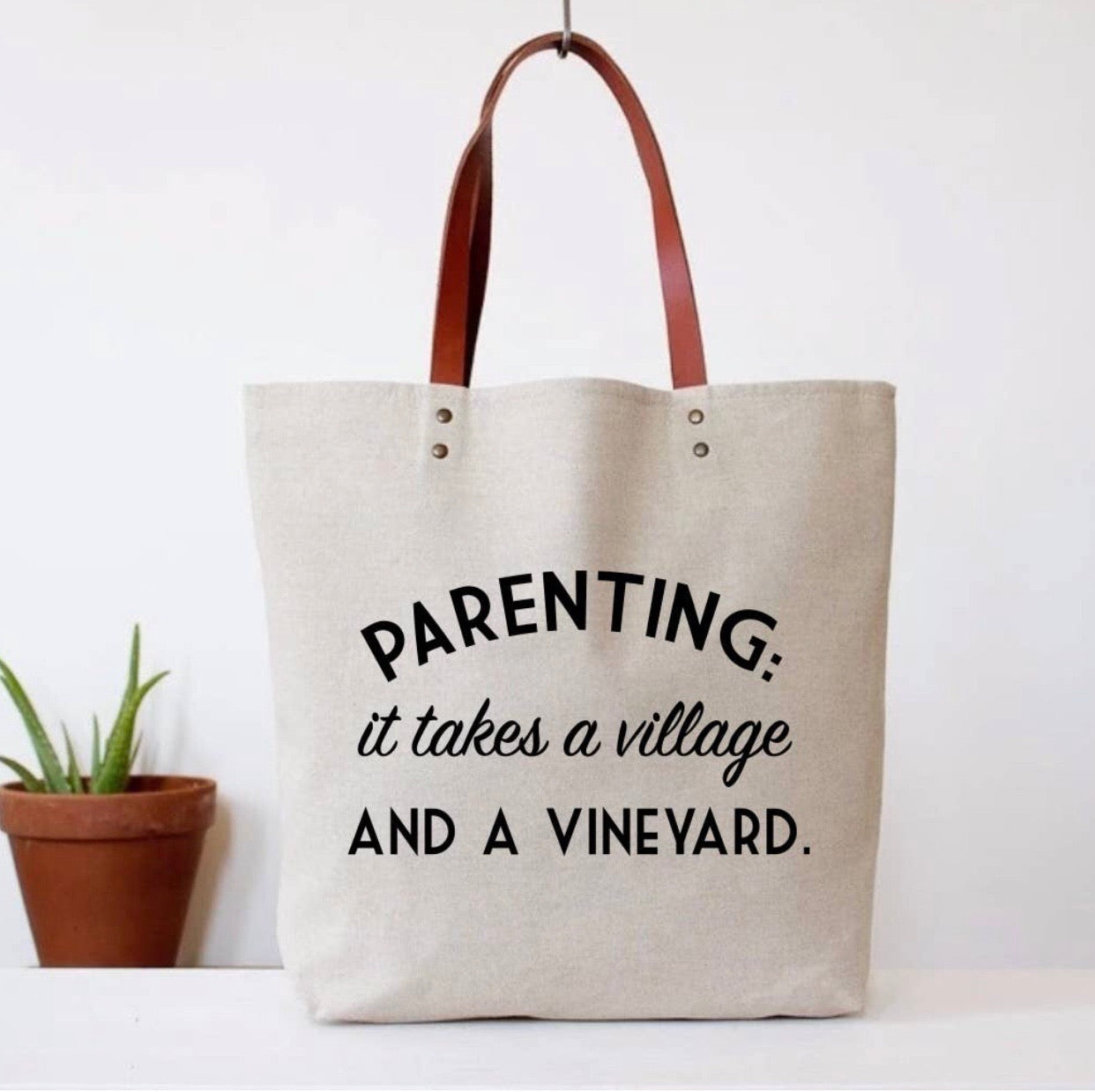 Parenting Takes A Village Tote Bag