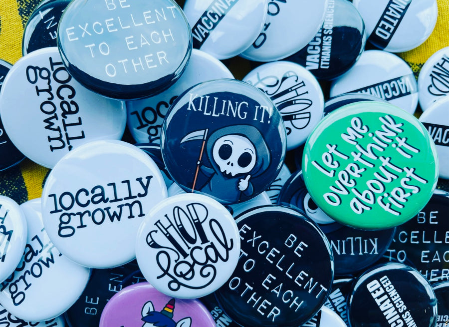 Assorted Button Pin