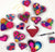 Embroidered Colorful Message Heart