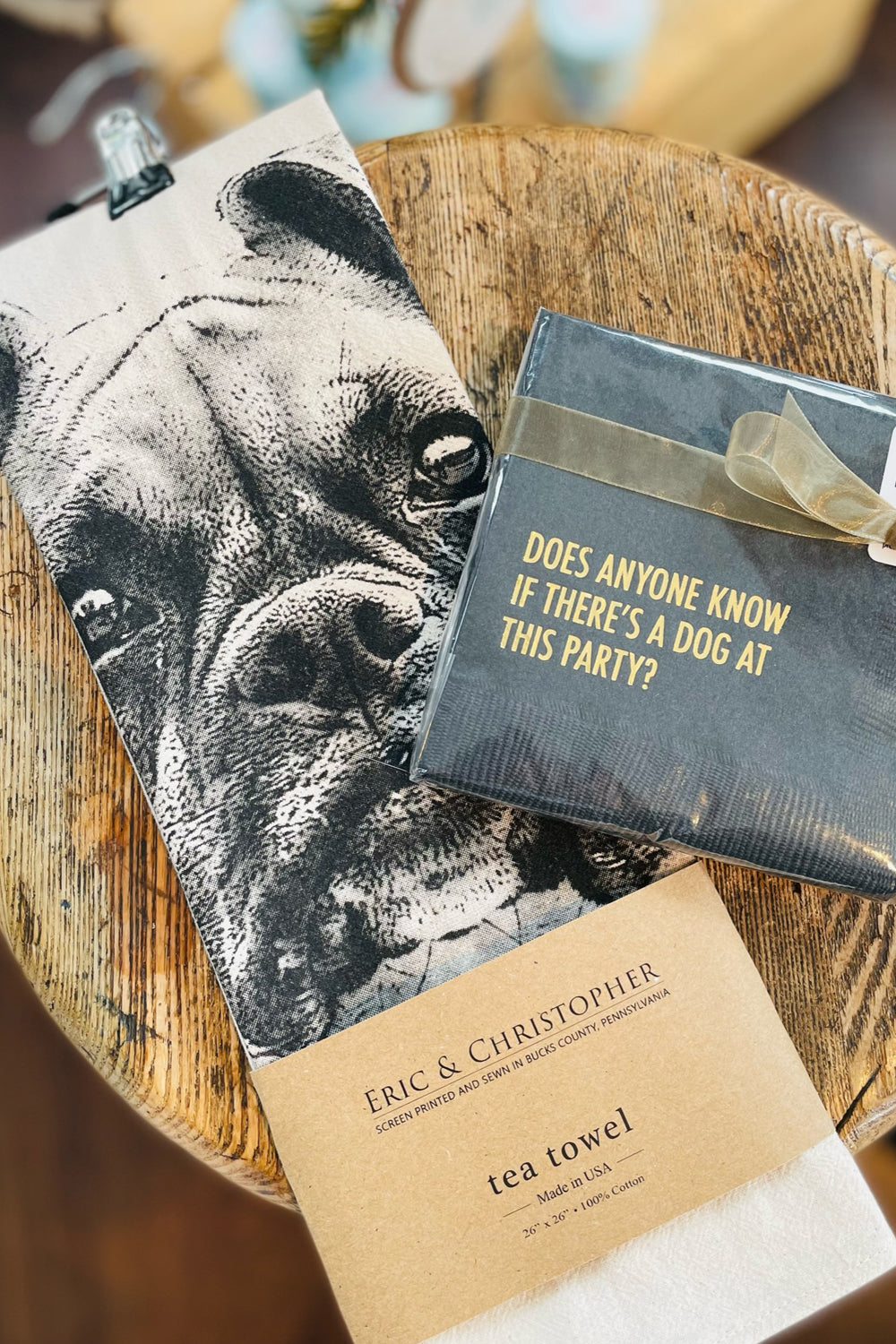 Tea Towel & Cocktail Napkin Set